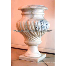 Garden Stone Marble Flower Vase (QFP009)